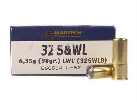 Caixa de 50 Munições Magtech Cal.32S&W Long LWC 98gr.