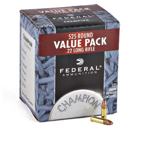 Caixa 525 Munições Federal Value Pack Champion Cal.22lr LRN 40gr.