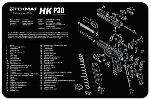 Tapete Limpeza/Manutenção TekMat Heckler & Koch P30