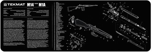 Tapete Limpeza/Manutenção TekMat Springfield M14 M1A