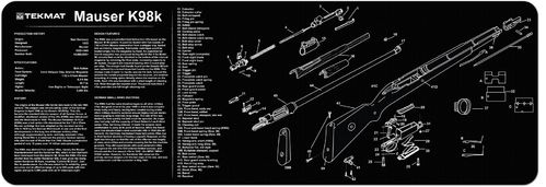 Tapete Limpeza/Manutenção TekMat Mauser K98