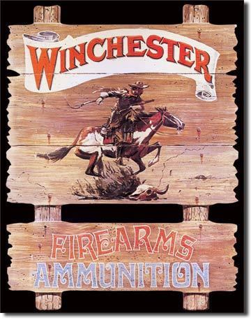 Placa Decorativa Desperate Winchester Express Rider