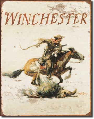 Placa Decorativa Desperate Winchester Logo