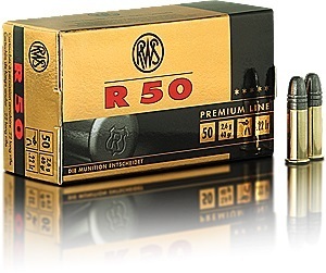 Caixa de 50 Munições RWS R50 Cal.22lr LRN 40gr.