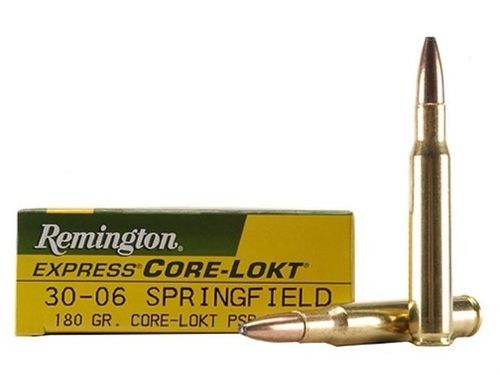 Caixa 20 Munições Remington Express Cal.30-06Spring. Core-Lokt PSP 180gr.