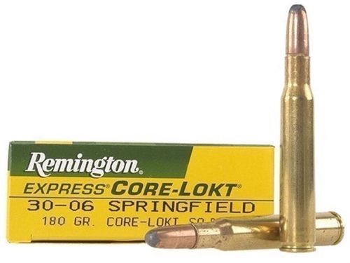 Caixa 20 Munições Remington Express Cal.30-06Spring. Core-Lokt SP 180gr.