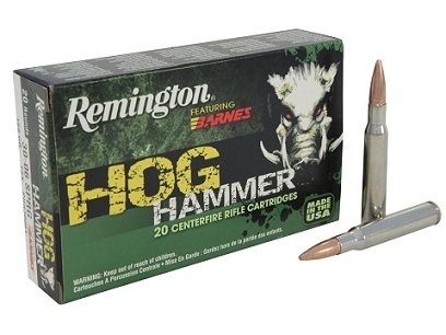 Caixa de 20 Munições Remington Hog Hammer Cal.30-06 Spring. Barnes Triple-Shock X HP 168 gr.
