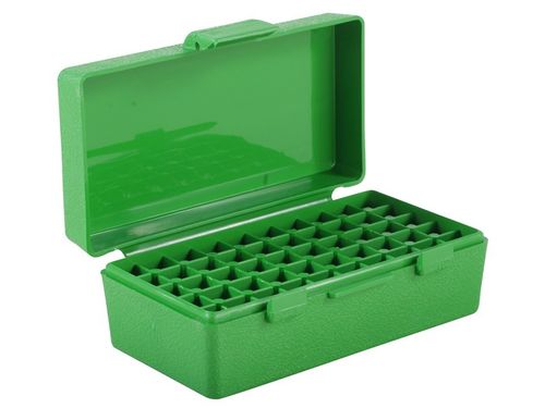 Caixa Plástica 50 Munições MTM P50 Cal.32/7,65 Green