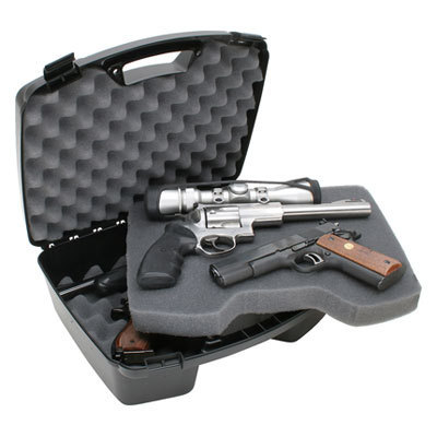 Caixa Plástica MTM 811-40 para 4 Pistolas ou Revólveres