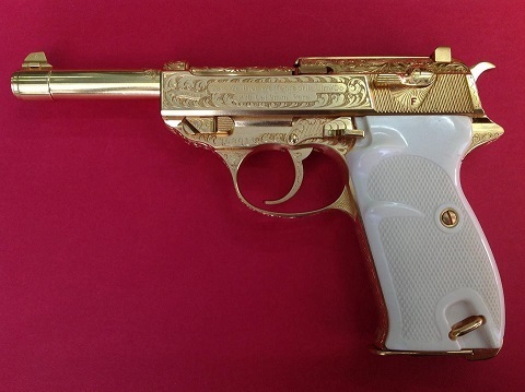 Pistola Walther P38 Cal.9x19 Gold Plated
