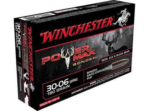 Caixa 20 Munições Winchester Cal.30-06Sprg. Power-Max 180gr.