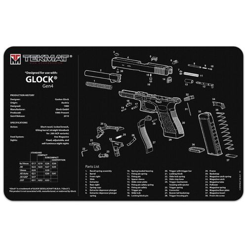 Tapete Limpeza/Manutenção TekMat Glock GEN4