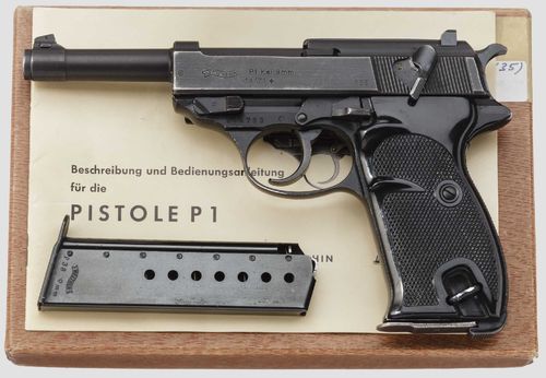 Pistola Walther P1 BMI Cal.9x19 Usada, Bom Estado