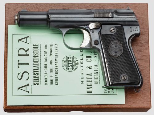 Pistola Astra 3000 Cal.7,65mm Usada, Bom Estado