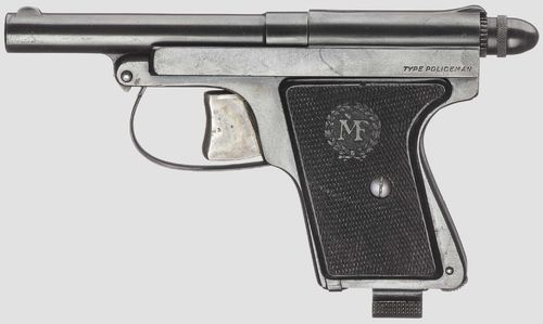 Pistola Le Français Policeman Cal.6,35mm Usada, Bom Estado