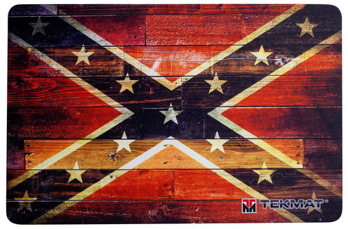 Tapete Limpeza/Manutenção TekMat Confederate and Dixie Flag