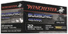 Caixa 50 Munições Winchester Cal.22wmr Subsonic MHP 45gr.