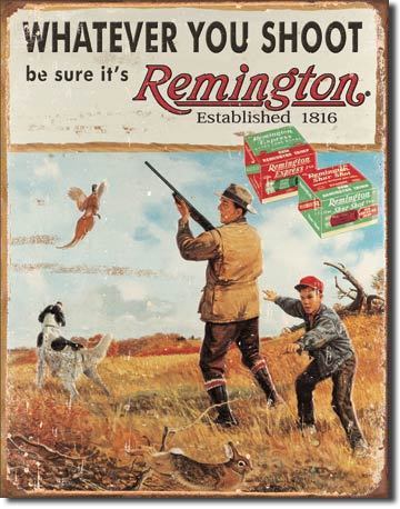 Placa Decorativa Desperate Remington Whatever You Shoot