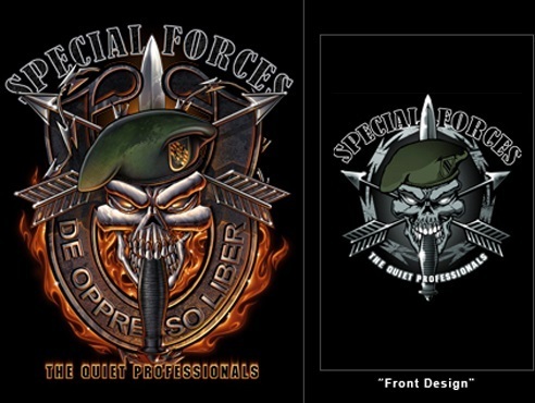 T-Shirt Rothco Special Forces The Quiet Professionals