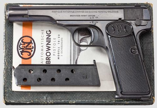 Pistola FN Browning 10/22 Cal.7,65mm Usada, Bom Estado