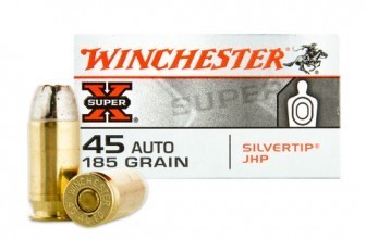 Caixa 20 Munições Winchester Super-X Cal.45ACP SilverTip HP 185gr.