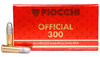 Caixa 50 Munições Fiocchi Official 300 Cal.22lr LRN 40gr.