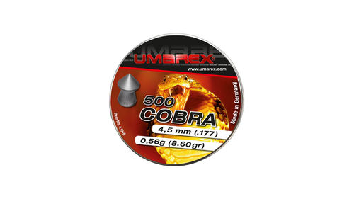 Caixa 200 Chumbos Umarex Cobra Cal.4,5mm 0,56g.