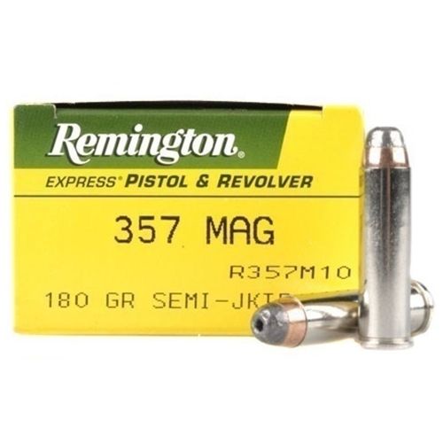 Caixa 50 Munições Remington Cal.357Mag. SJHP 180gr.