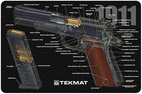 Tapete Limpeza/Manutenção TekMat Colt 1911 3D
