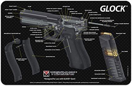 Tapete Limpeza/Manutenção TekMat Glock 3D