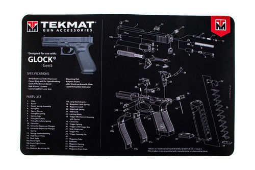 Tapete Limpeza/Manutenção TekMat Glock GEN5