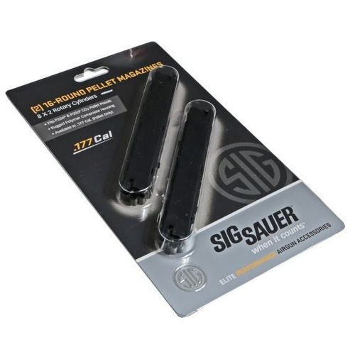 Conjunto Carregadores CO2 Sig Sauer P226/P250 Cal.4,5mm - 16 Chumbos