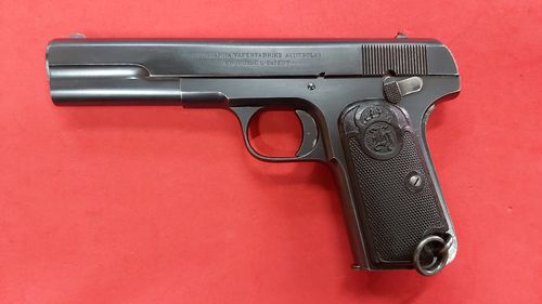 Pistola Husqvarna M/1907 Cal.9x20mm Como Nova (VENDIDA)