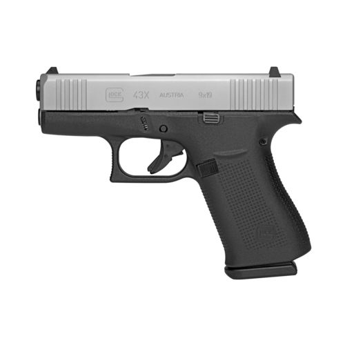 Pistola Glock 43X FS Cal.9x19 Silver Slide