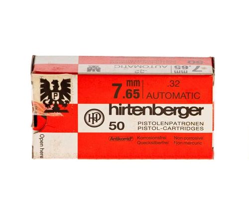 Caixa 50 Munições Hirtenberger Cal.7,65mm FMJ 71gr.