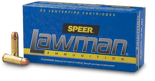 Caixa 50 Munições Speer Lawman Cal.6,35mm TMJ 50gr.