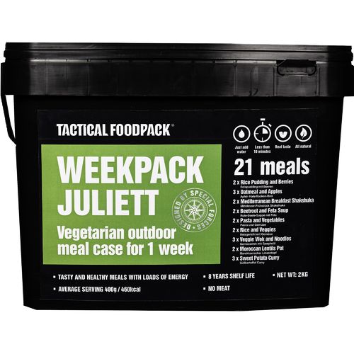 Tactical Foodpack Weekpack Juliett 21 Refeições