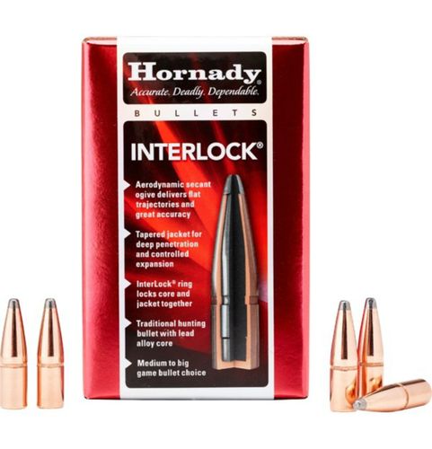 Caixa 100 Projécteis Hornady Cal.8mm Interlock 150gr.