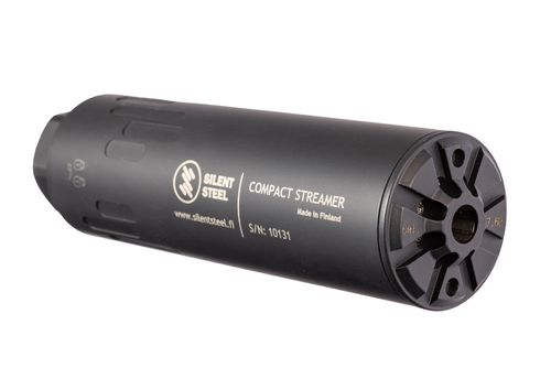 Moderador Silent Steel Compact Streamer Flow Cal.5.56 Steel Black