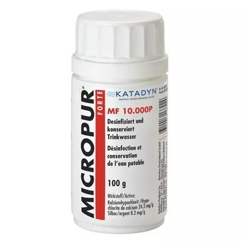 Desinfectante Água Katadyn Micropur Forte 100gr.