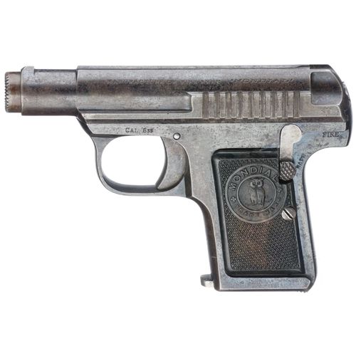 Pistola Gaspar Arizaga Mondial Cal.6,35mm Usada