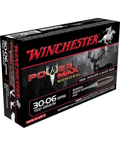 Caixa 20 Munições Winchester Cal.30-06Sprg. Power-Max 150gr