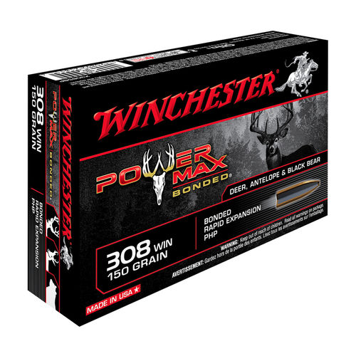 Caixa 29 Munições Winchester Cal.308 Win. Power-Max 150gr.