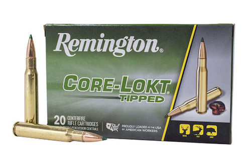 Caixa 20 Munições Remington Cal.30-06Spring. Core-Lokt Tipped 180gr.