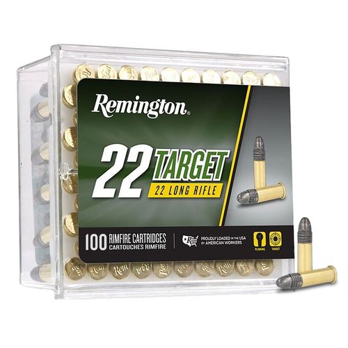 Caixa 100 Munições Remington Target Cal.22lr LRN 40gr.