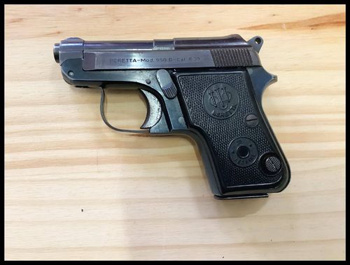 Pistola Pietro Beretta 950B Cal.6,35mm Usada, Bom Estado