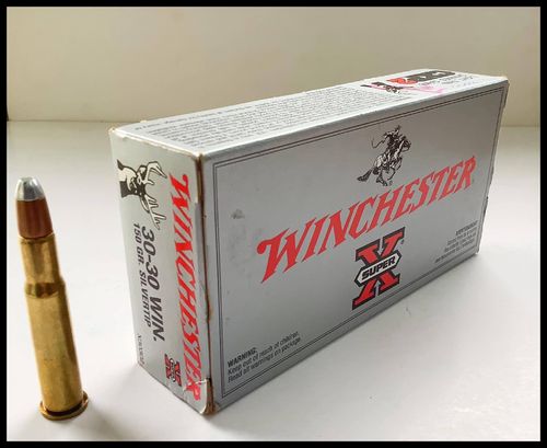 Caixa 20 Munições Winchester 30-30Win. Silvertip Super X 150g.